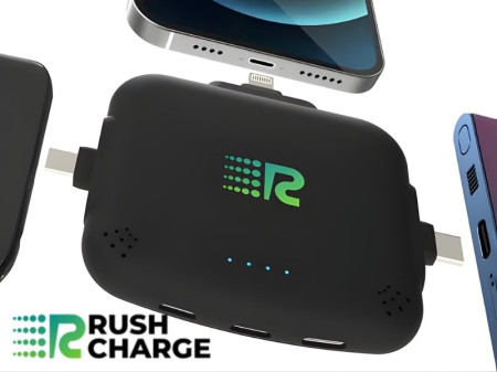 Rush Charge Universe Best Cable-Free Portable Charger