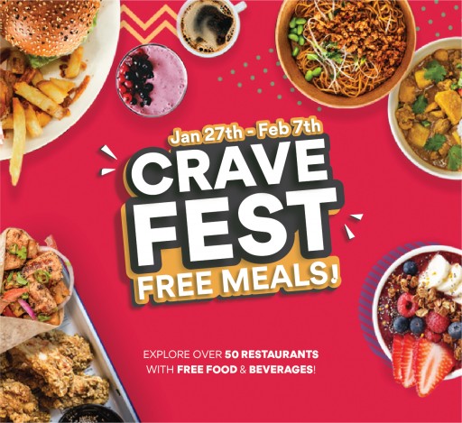 Restaurant App Crave to Host a Food Fest With Daily Free Meals and Beverages