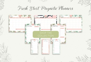 Introducing The Fresh Start Magnetic Planner Collection