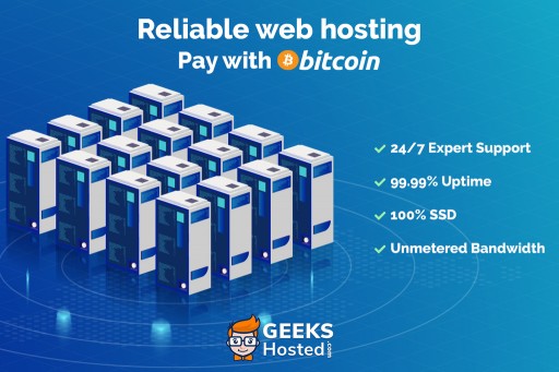 Web Hosting Company GeeksHosted.com Experiences Post Data Center Business Boom, Now Accepts Bitcoin