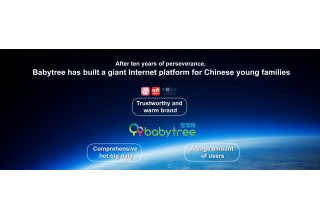 Babytree's Internet platform for Chinese young families