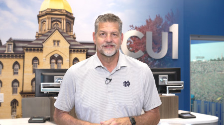 Mike Golic at Credit Union 1 in South Bend