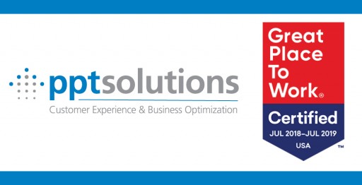PPT Solutions Recognized as a Great Place to Work