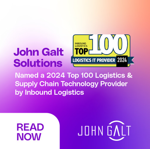 John Galt Solutions Named a 2024 Top 100 Logistics & Supply Chain Technology Provider by Inbound Logistics