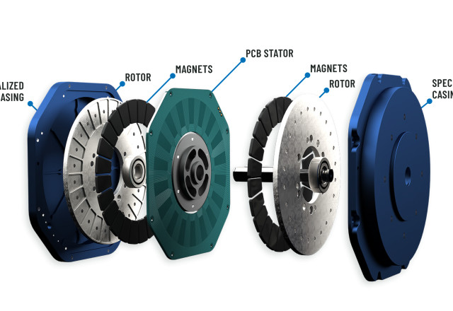 Internal View of PCB Stator Motor 