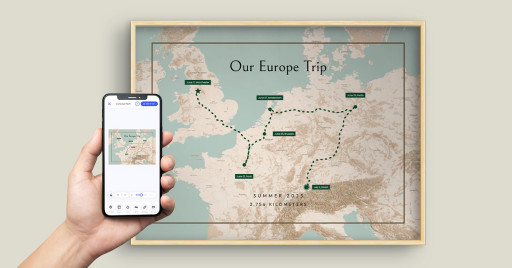 MixPlaces Launches Improved Custom Map Prints Users Can Personalize in Minutes
