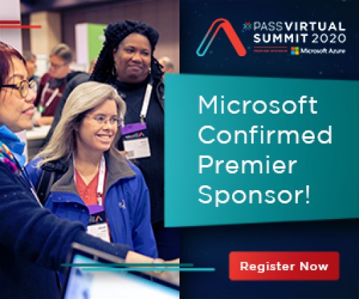Microsoft Confirmed Premium Sponsor at PASS Virtual Summit 2020