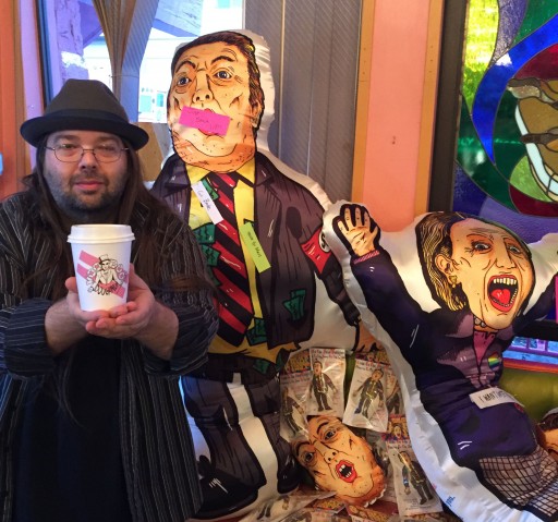 Life-Size Voodoo Dolls of Trump and Clinton in Seattle Asking for Pricks & Wishes From All