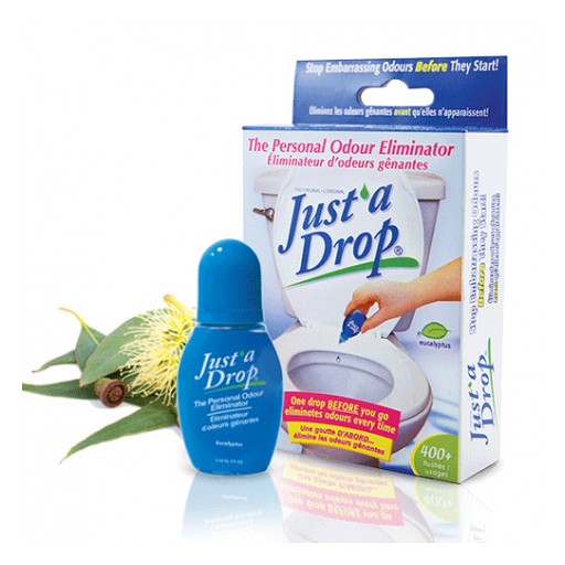 Just 'a Drop, the Personal Bathroom Odor Eliminator, Offers a Solution to America's Bathroom Odor Problem