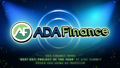 ADA Finance Wins 'Best DeFi Project of the Year' at AIBC Summit, Roger Ver Joins as Investor