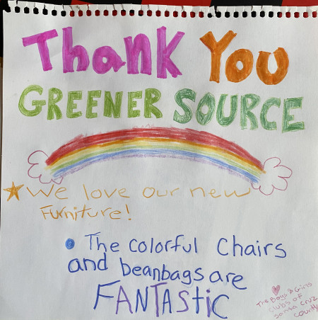 Boys and Girls Club Thank Greener Source