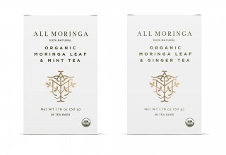 Premium Organic Moringa Leaf Herbal Tea USDA Certified 28 Tea Bags