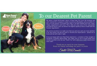 Shelli McDonald, Owner - Raw Paws Pet Food