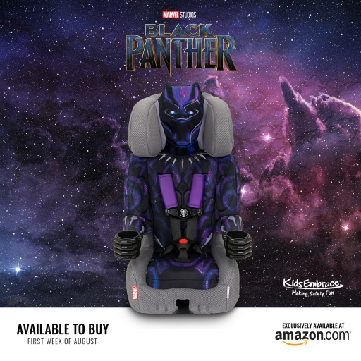 KidsEmbrace Launching First Ever Black Panther Car Seat