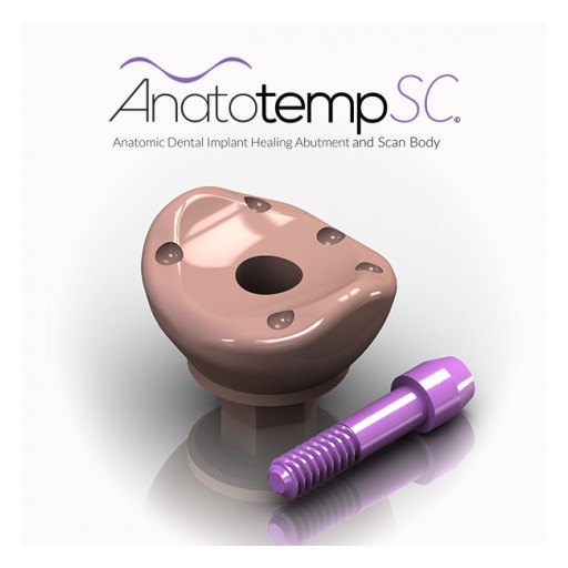 Anatotemp® Launches Anatotemp SC Line of Anatomic Dental Implant Healing Abutment-Digital Impression Body Combination.