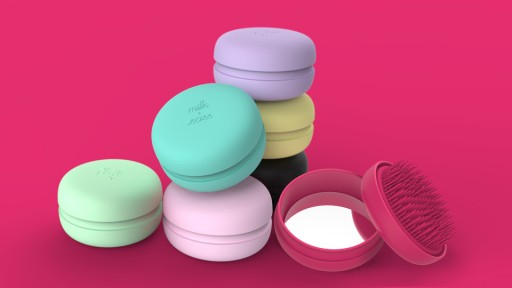 The Parisian-Inspired Detangling Delicacy: Milk + Sass® Releases Patented Macaron for Hair®