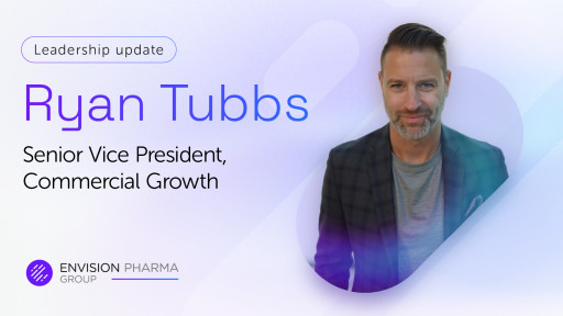 Envision Pharma Group Names Ryan Tubbs, Senior Vice President, Commercial Growth