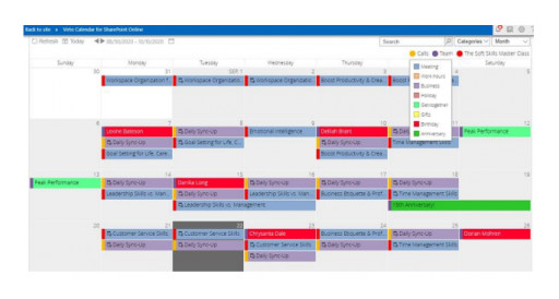 Virto Calendar Overlay for O365 and Microsoft Teams by VirtoSoftware