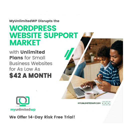 MyUnlimitedWP Disrupts the WordPress Website Support Market with Unlimited Plans for Small Business Websites for As Low As $42 a Month