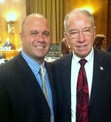 Chuck Grassley and Andre Hurst