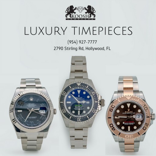 Koosh Jewelers Offers Luxury Jewelry and Timepieces to the Hollywood, Florida Area