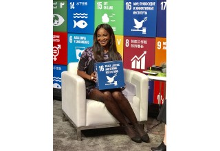 Dr. Iyabo Ojikutu is a Voice for Peace at the SDG Media Zone 72nd United Nations General Assembly
