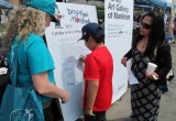 Youth sign the drug-free pledge at annual Taste of Asia Festival