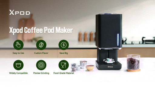 Xpod: Redefining Capsule Coffee With One-Touch Operation, Customization, and Global Flavors