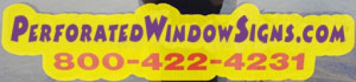 Promote the Business Through Perforated Window Decals
