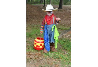 Clowning Around at Texas State Railroad's Pumpkin Patch