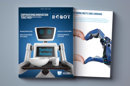 Mouser Electronics and Grant Imahara Present New 'Generation Robot' E-Book Focused on Service Robots