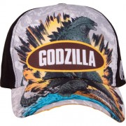 Cool Multicolor Godzilla Baseball Cap