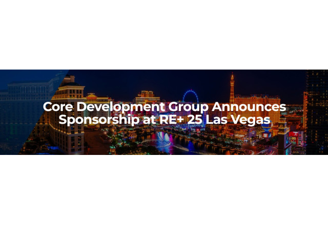 Core Development Group of Mahwah, NJ is sponsoring RE+ 2025