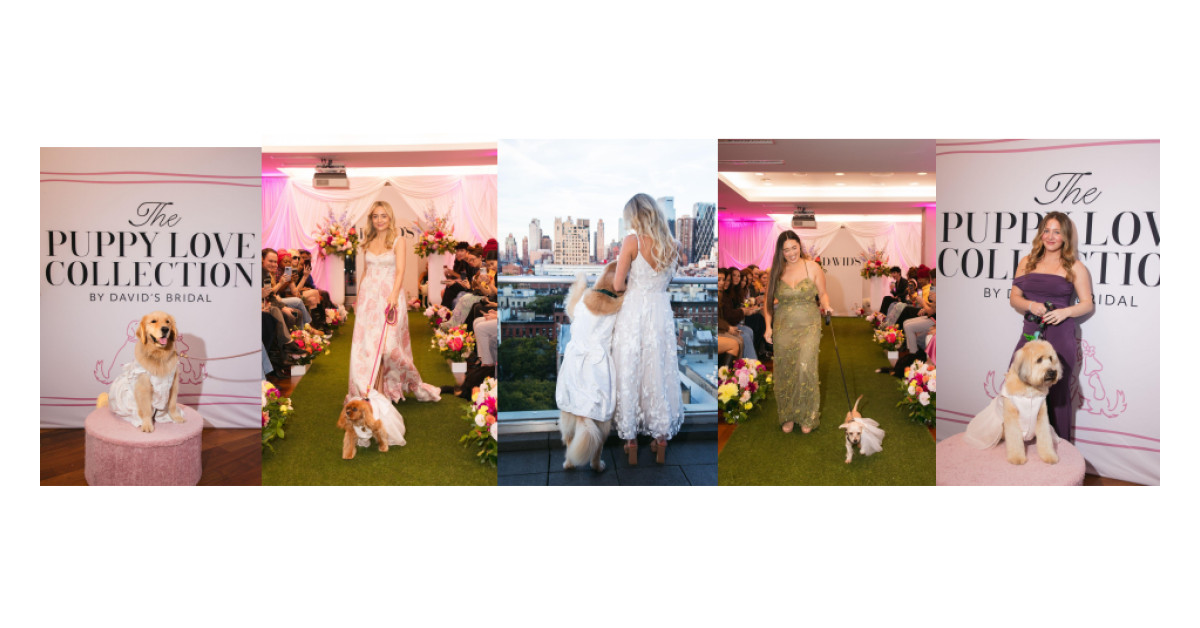 David's Bridal Launches 'the Puppy Love Collection by David's Bridal'; Debuts Dog Bridal Gowns at New York Bridal Fashion Week