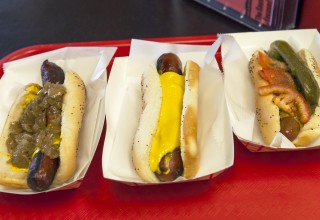 Hot Doug's: the Movie - Hot Dog order