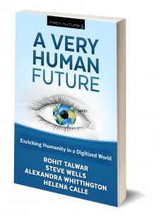 "A very Human Future Book Cover"