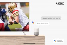 VIZIO SmartCast TVs expand voice control capabilities with new Google Assistant hands-free commands highlighted during Google's NYC launch event