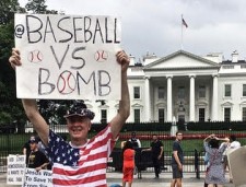 Baseball versus Bombs at the White House