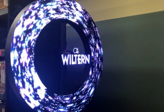 Circle LED Video and a Floating Video
