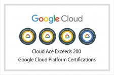 Cloud Ace Exceeds 200 Google Cloud Platforms Certifications Banner