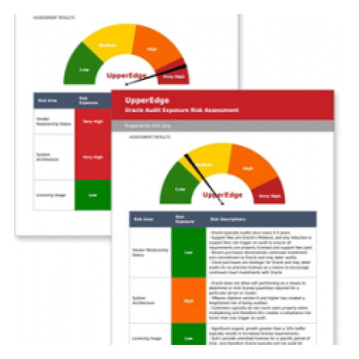 UpperEdge Rates Audit Risk for Oracle Customers