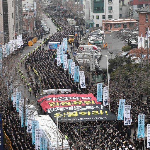 International Protests Call on South Korean Government to Protect Human Rights