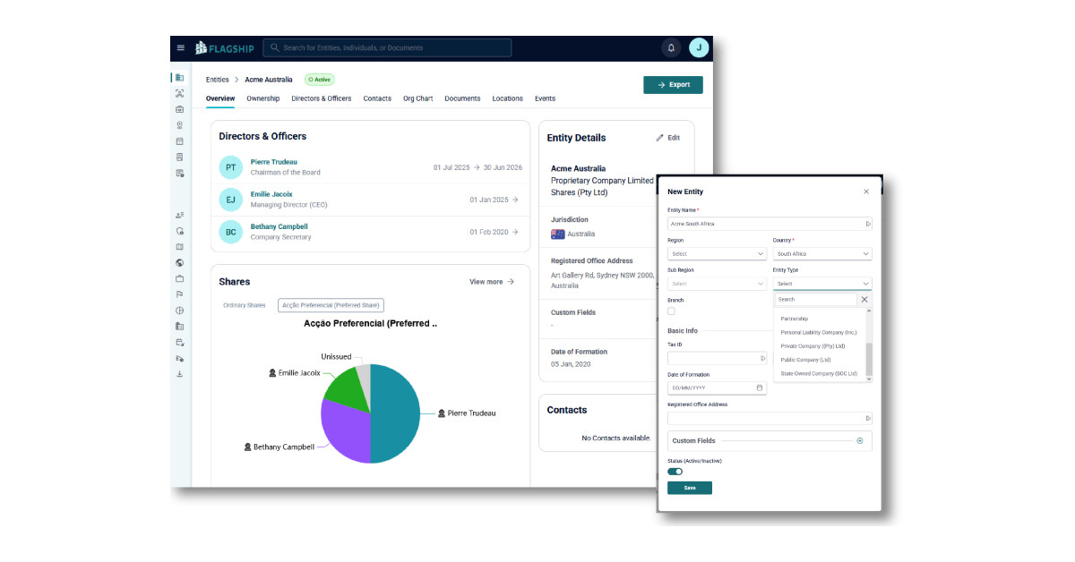 Odyssey Streamlines Global Entity Management With New Flagship Platform