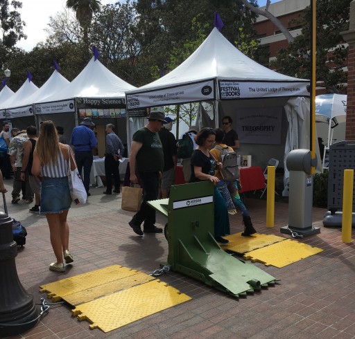 Vehicle Barriers Promote Public Safety Debate During LA Times Festival of Books at USC