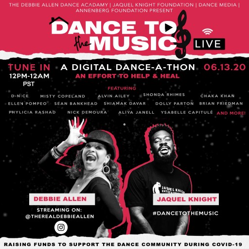 Debbie Allen and Friends Join Forces to Create an International Dance-a-Thon to Support the Dance Community During COVID-19