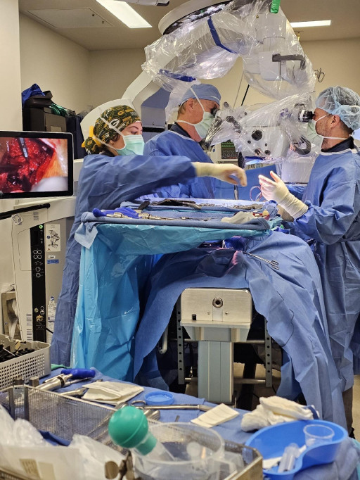 Dr. Todd H. Lanman and Dr. Jared Ament Perform First-Ever Combined Implantation of MOTUS Device and TOPS(TM) System at Adjacent Lumbar Levels