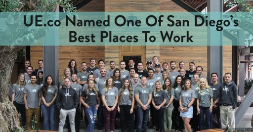 UE.co Named San Diego's Best Place to Work by San Diego Business Journal