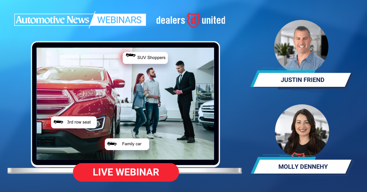 Dealers United Announces Webinar With Automotive News: 