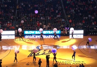 Xylo Balls from Xylobands USA Light Up the Crowd at the Phoenix Mercury for the Arizona Lottery