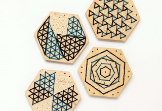 Stitchable Coasters Modern Stitch Kit